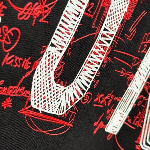 Dsquared2 Men Icon Scribble Cool Fit T Shirt Black - Picture 3 of 7